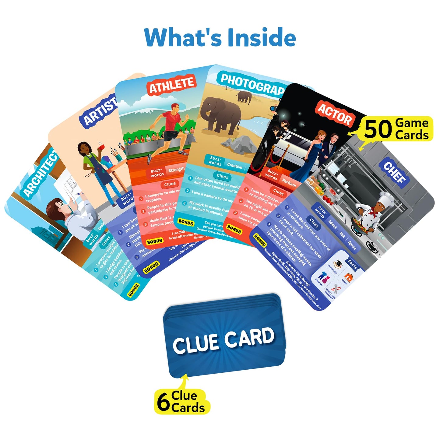 Skillmatics Card Game - Guess in 10 Inspiring Professions, Perfect for Boys, Girls, Kids, and Families Who Love Board Games and Educational Toys, Travel Friendly, Gifts