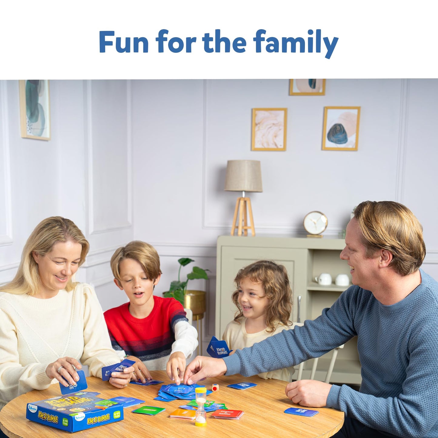 Skillmatics Board Game Rapid Rumble, Fun for Family Game Night, Educational Toy, Card Game for Kids, Teens & Adults, Gifts