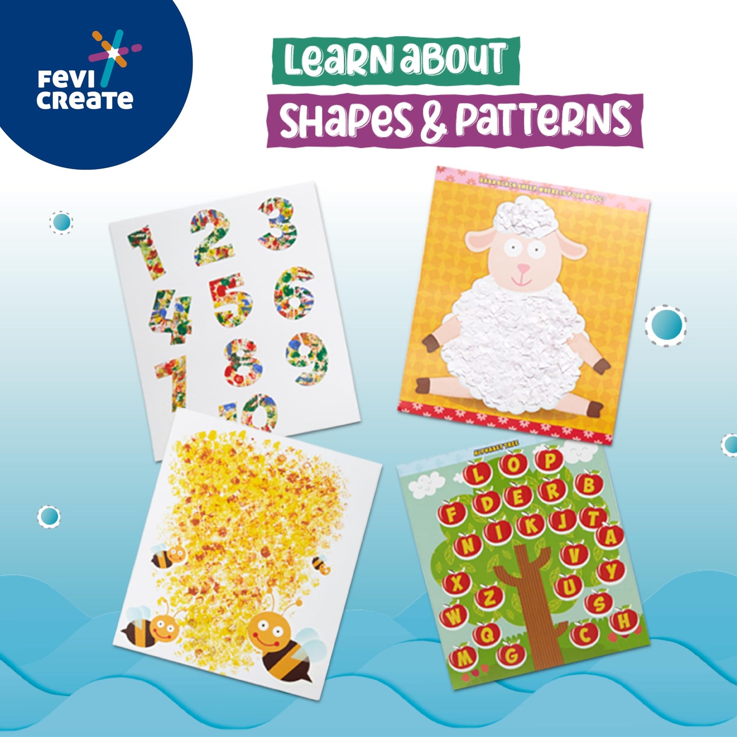 Pidilite Fevicreate DIY Art and Craft Box for Toddlers and preschoolers with 7 Unique Activities Craft Materials provided Kids Need Minimal Help Birthday Gift for 2+ Years