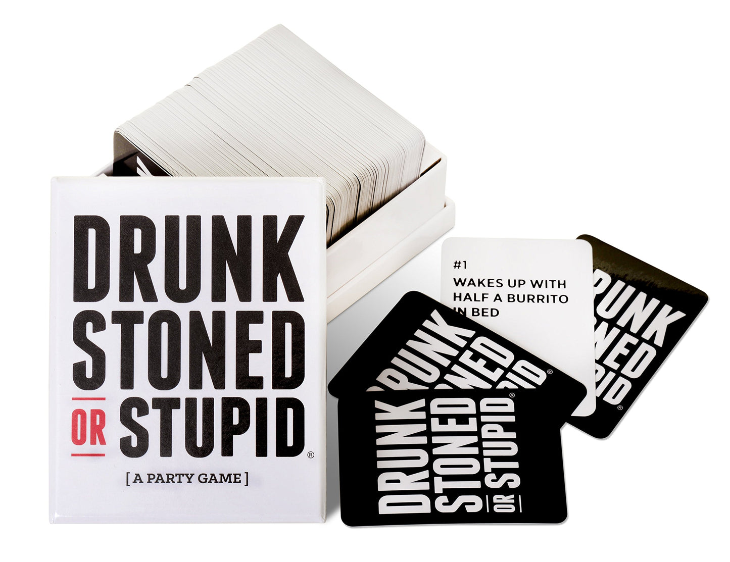 Drunk Stoned OR Stupid Card Game, A Party Game for You and Your Friends -Card Game for 17+ and Adults