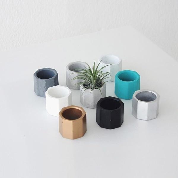 Silicone Mould Hexagon Planter & Candle