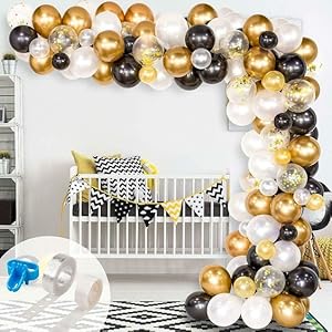 Balloon Arch Strip Birthday Decoration items Kit Balloon Decoration Strip Kit for Garland, 5 Meter Each Balloon Tape Strip, Suitable for Party Wedding Birthday Baby Shower