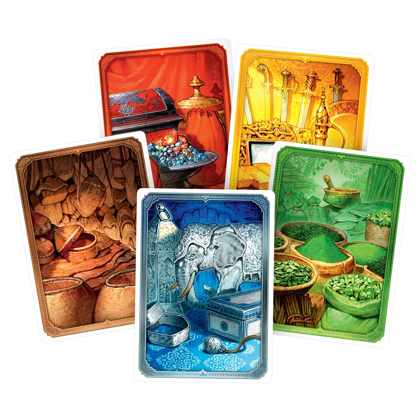 Jaipur Board Game Fast-Paced Duel of Merchants! Strategic Trading and Market Gameplay
