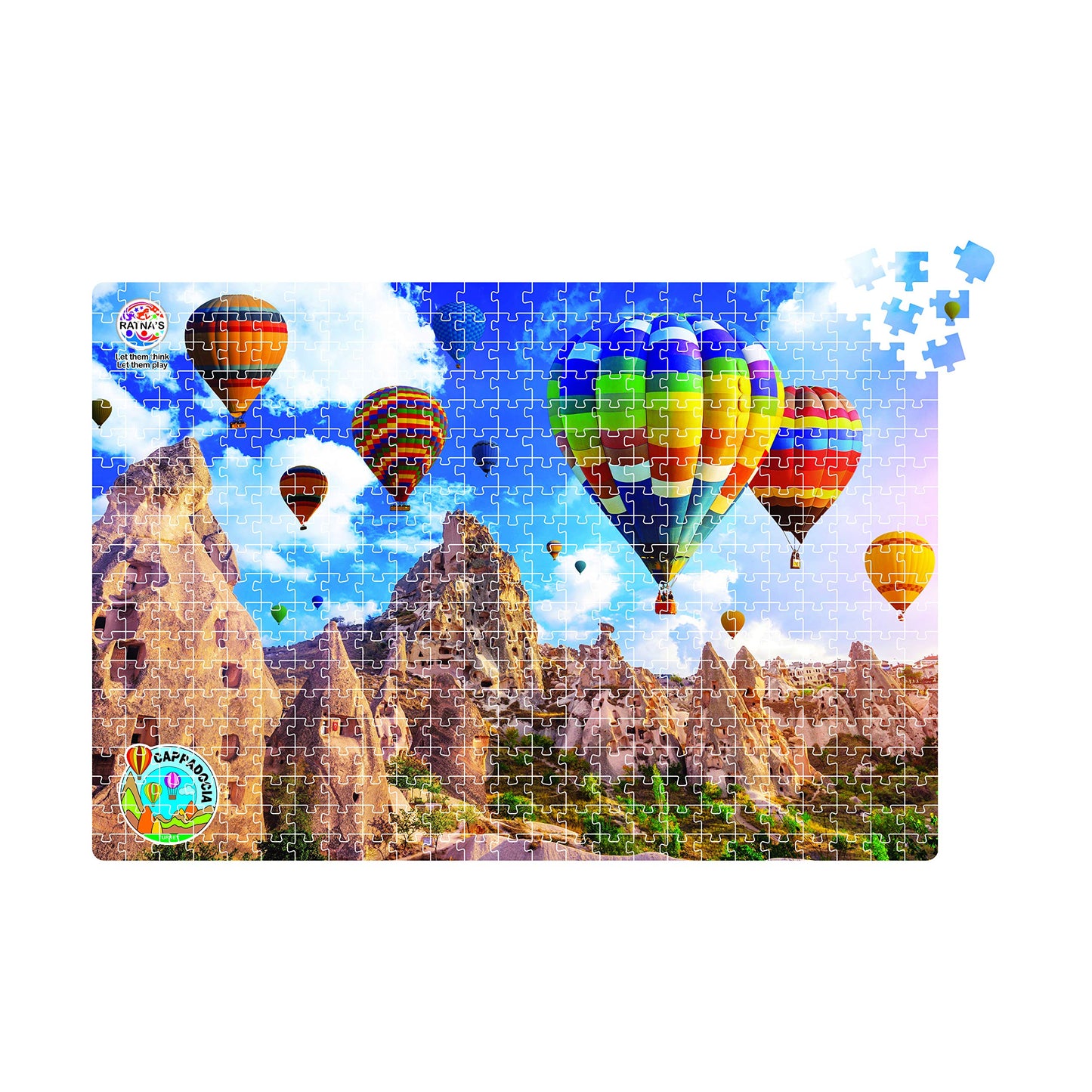 Ratna's Cappadocia Turkey 500 Pieces Jumbo Floor Jigsaw Puzzle (Size: 98 cm * 67 cm)
