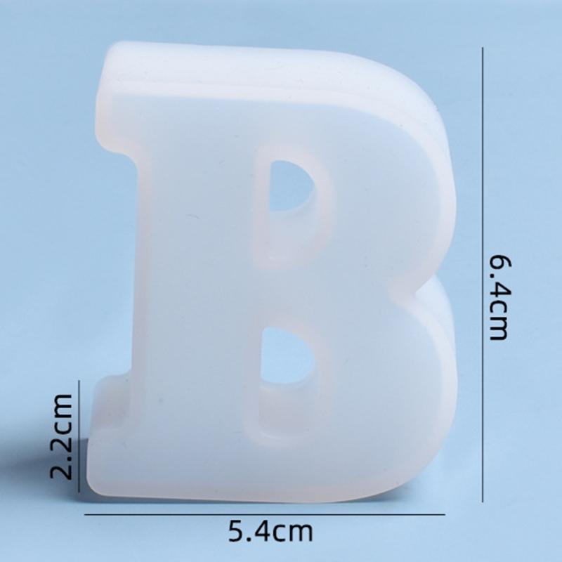 Silicone Mould Alphabet Set 2.5 Inch - Single