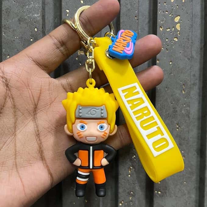 Naruto Cartoon 3D Silicone High -Quality PVC Material Keychain