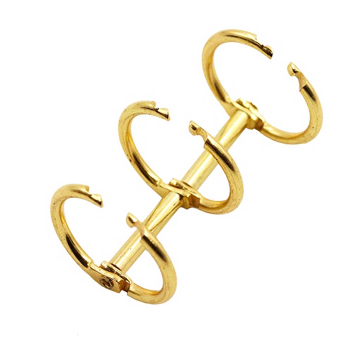 Binder Book Rings Stainless Steel | 2.5x19 mm | Pack of 2 | Scrapbook Rings