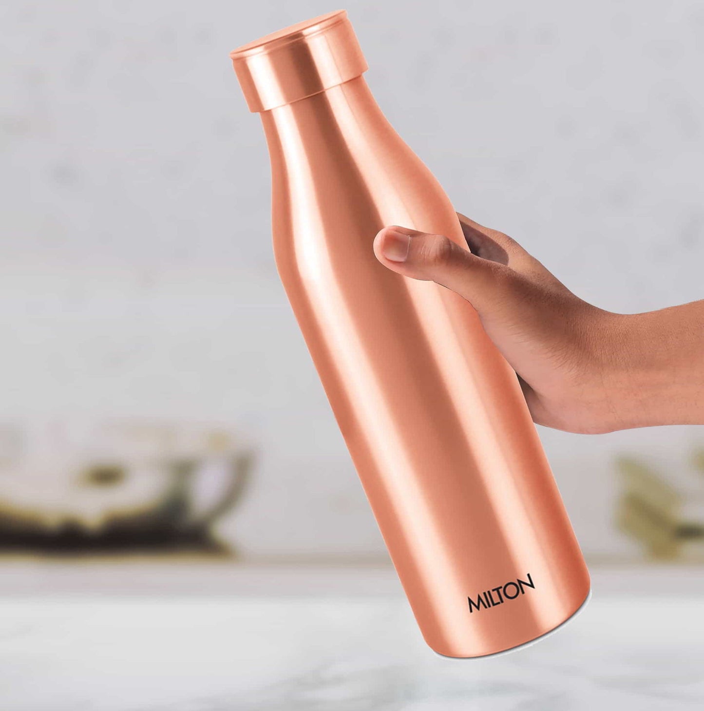 Milton Copper Charge 1000 Water Bottle, 930 ml, 1 Piece, Copper | 100% Leak Proof | Office Bottle | Gym Bottle | Yoga Bottle | Home | Kitchen | Hiking | Treking Bottle | Travel Bottle
