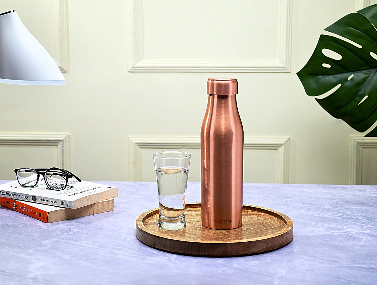 Milton Copper Charge 1000 Water Bottle, 930 ml, 1 Piece, Copper | 100% Leak Proof | Office Bottle | Gym Bottle | Yoga Bottle | Home | Kitchen | Hiking | Treking Bottle | Travel Bottle