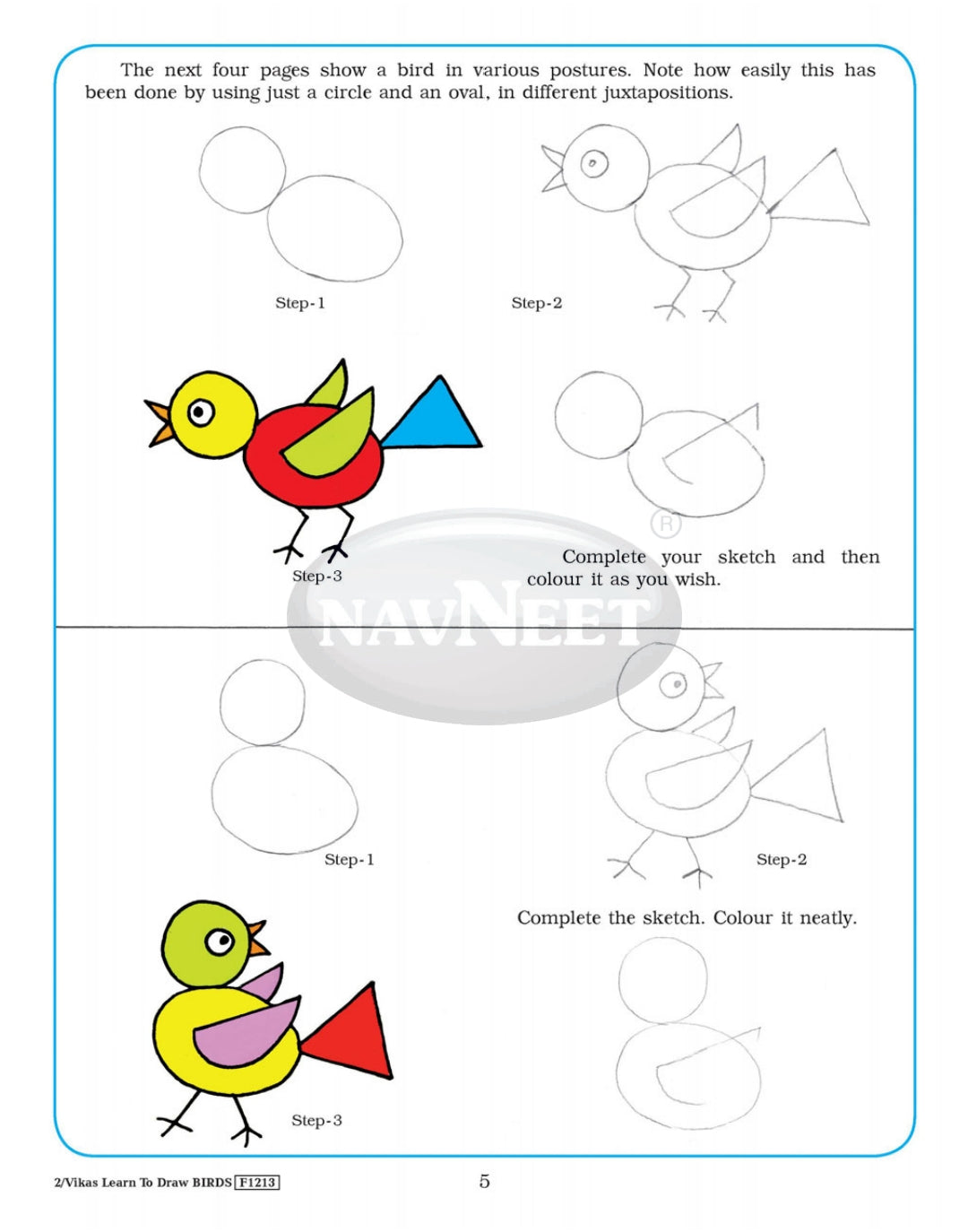 Navneet Vikas Learn To Draw Birds