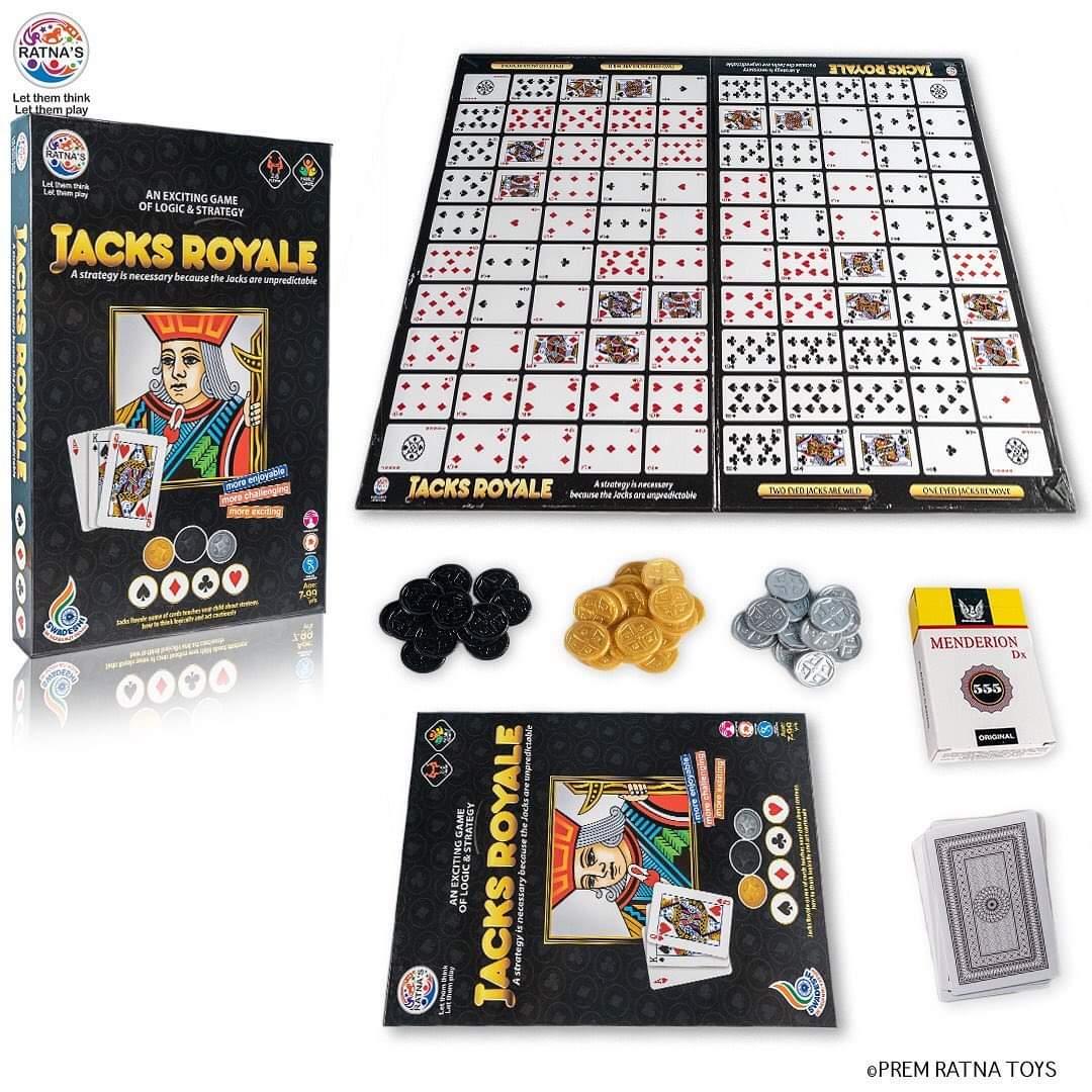 Ratna's Jacks Royale Sequence Game an Exciting Game of Logic and Strategy