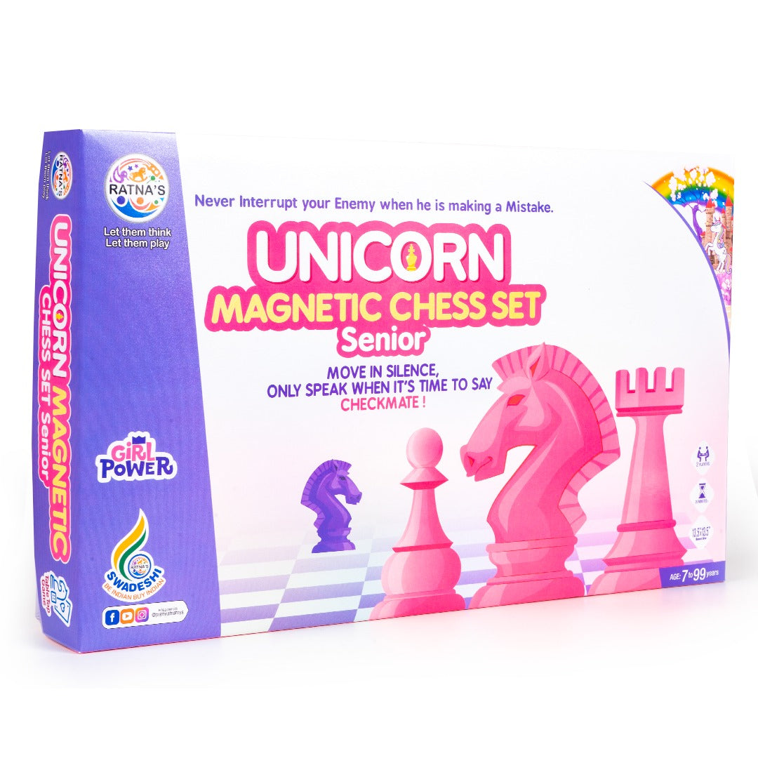 Ratna's Unicorn Magnetic Chess Set Senior