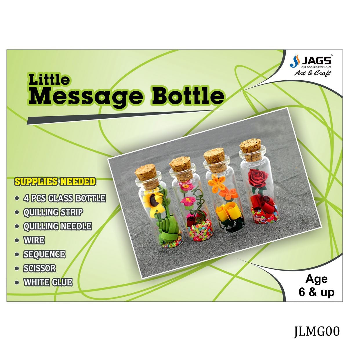 Jags Glass Message Bottle Kit