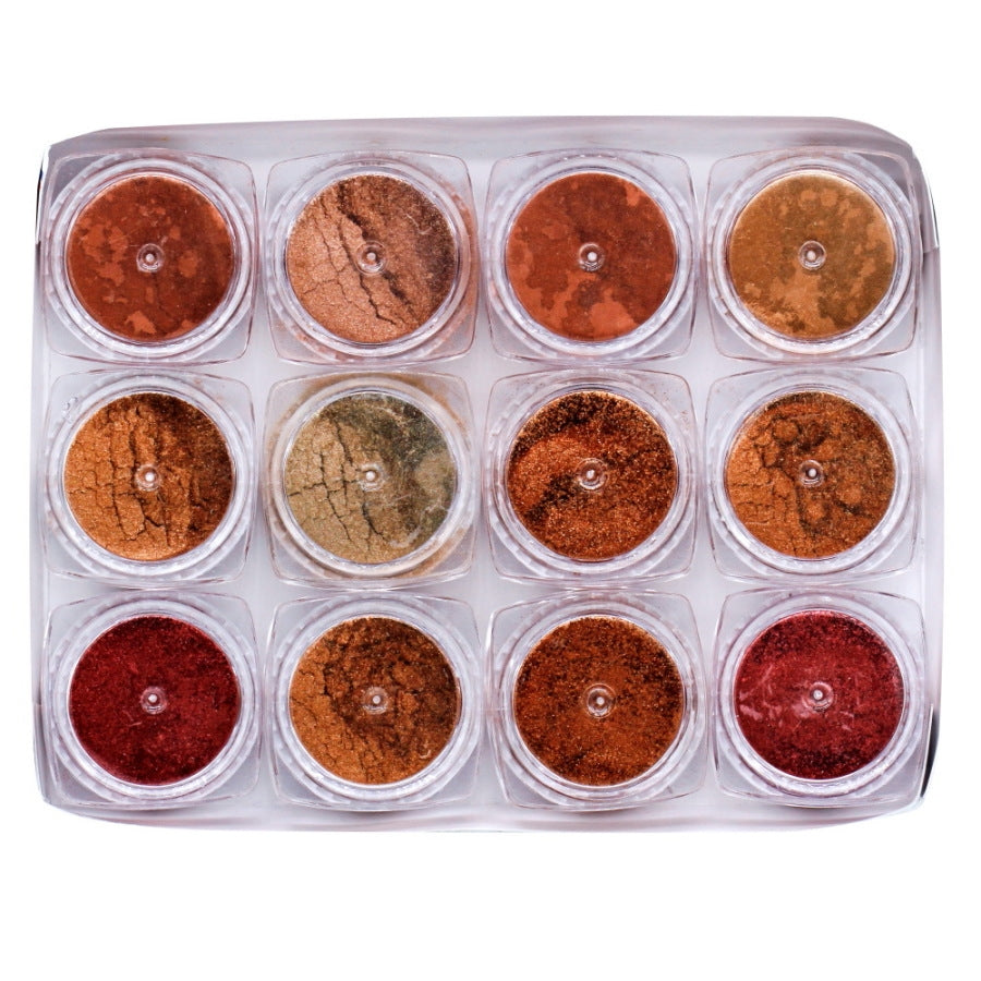 Jags Mica Powder Copper Pack of 12 Each Shades