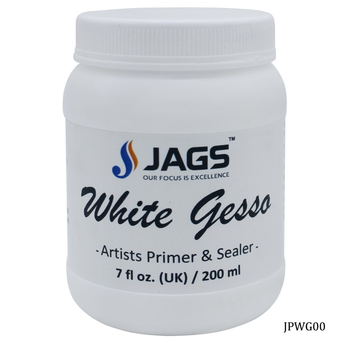 Jags Artists White Gesso 200 ml Premium Primer and Sealer for Artists