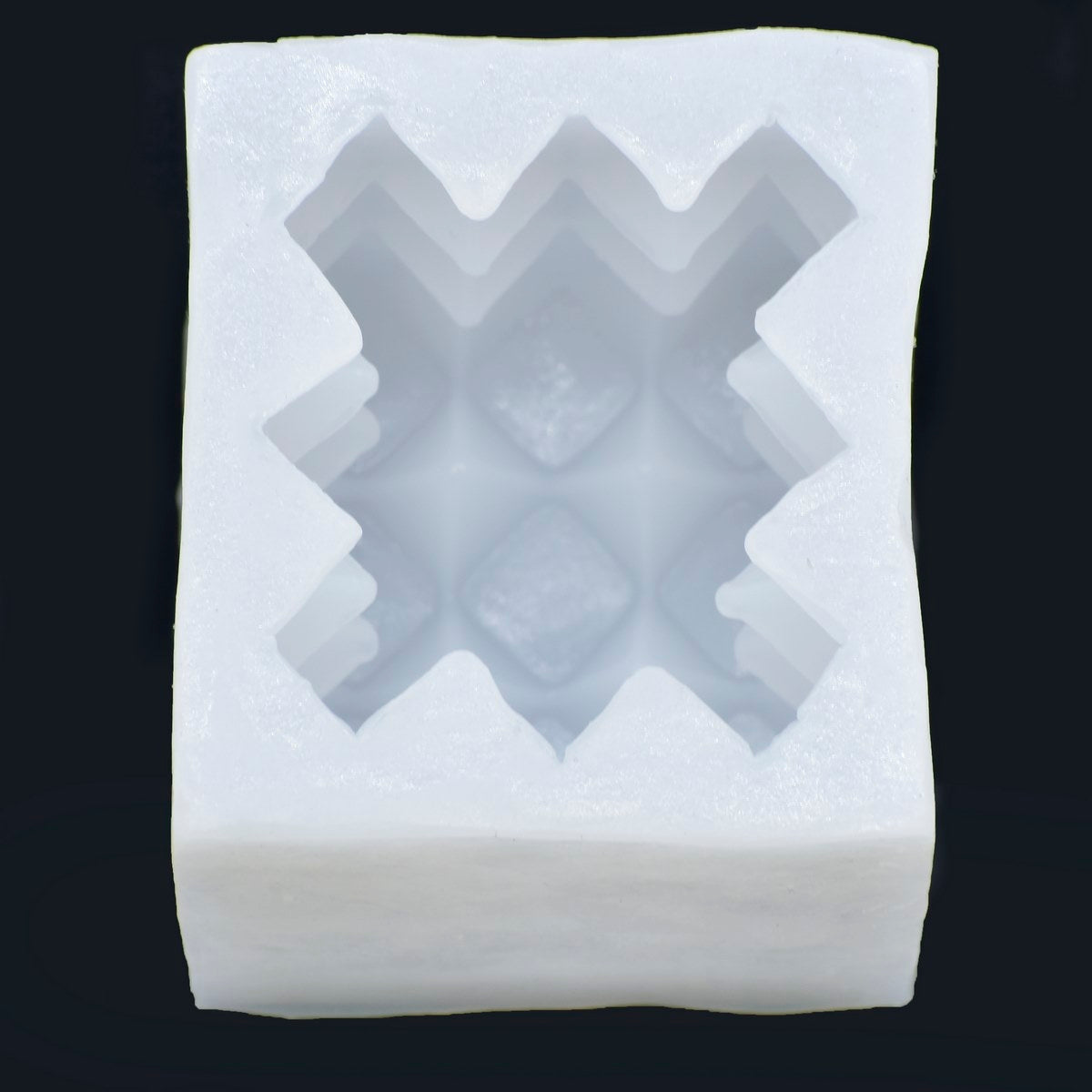 Silicone Mould 3D Candle Diamond Cube