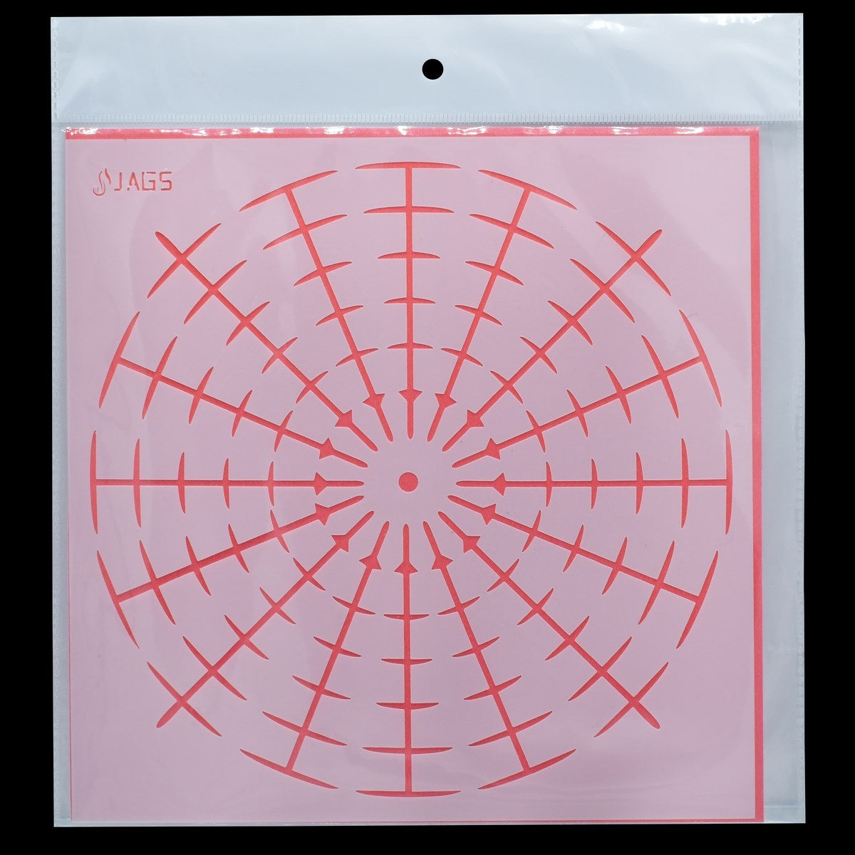 Number Placement Stencil Sheet 8 Inch
