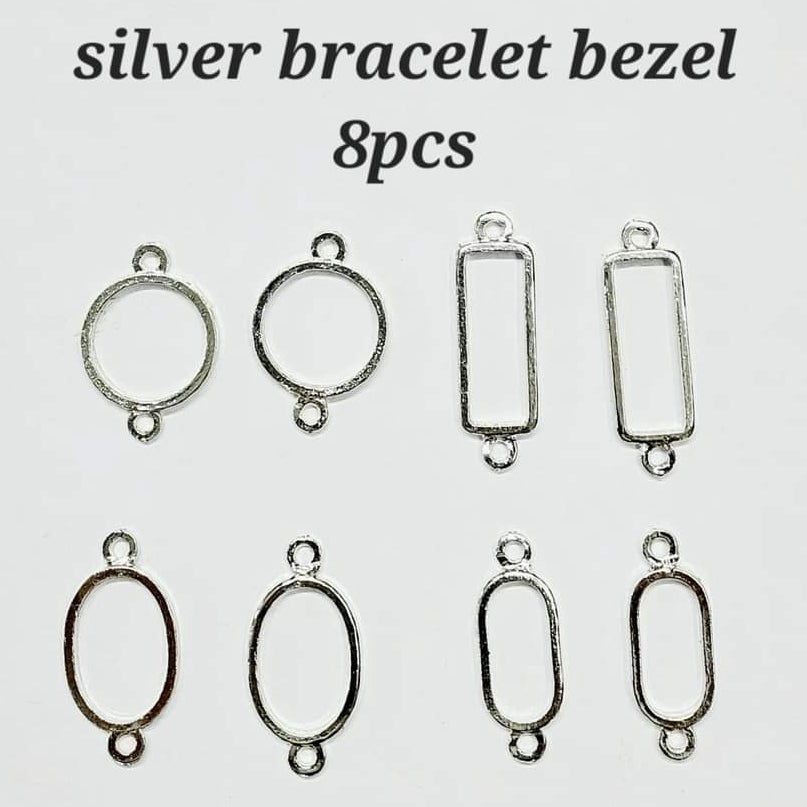 Bracelet / Rakhi Bezels - 8 PC's