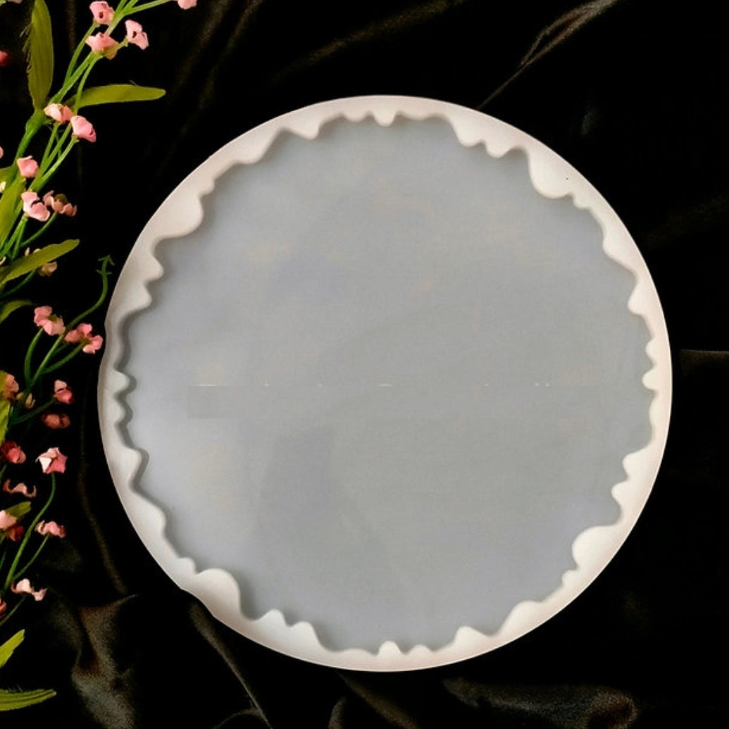 Silicone Mould 14 Inch Agate Tray