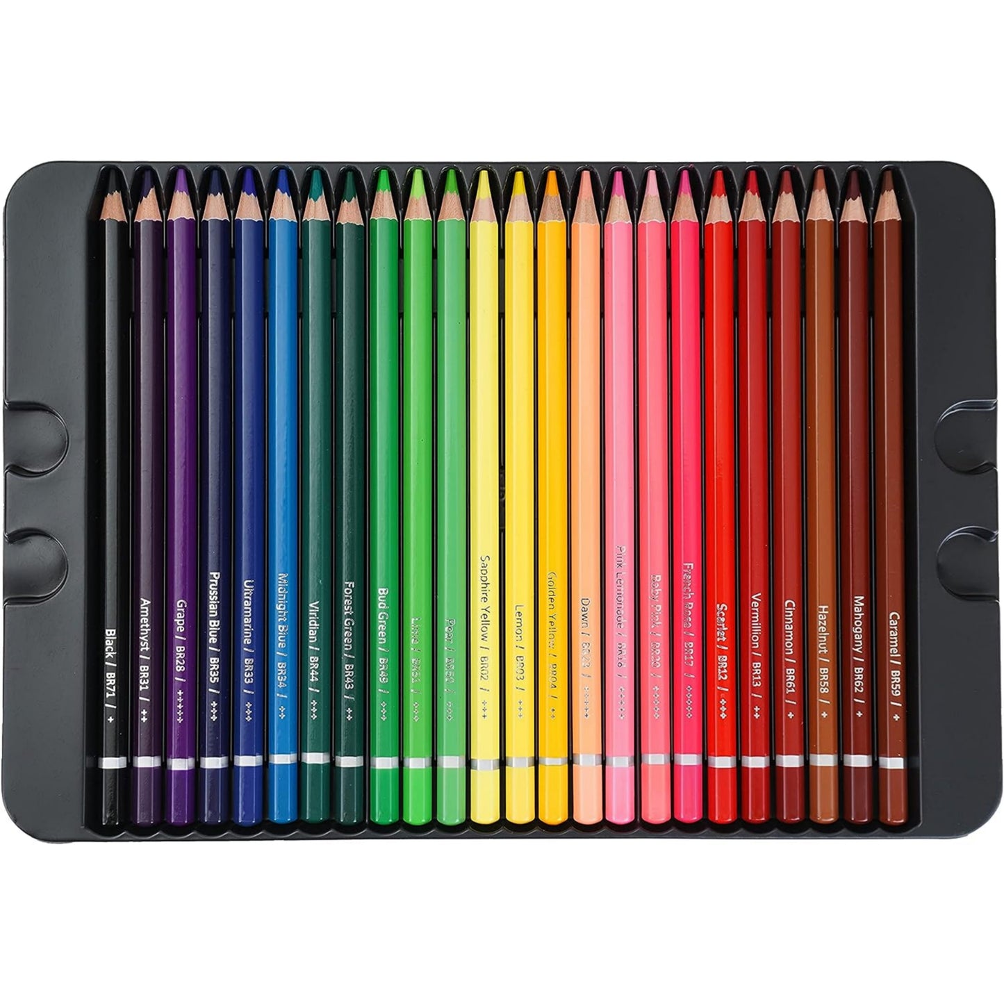 Brustro Artists Watercolour Pencil Set of 72 in Elegant tin Box