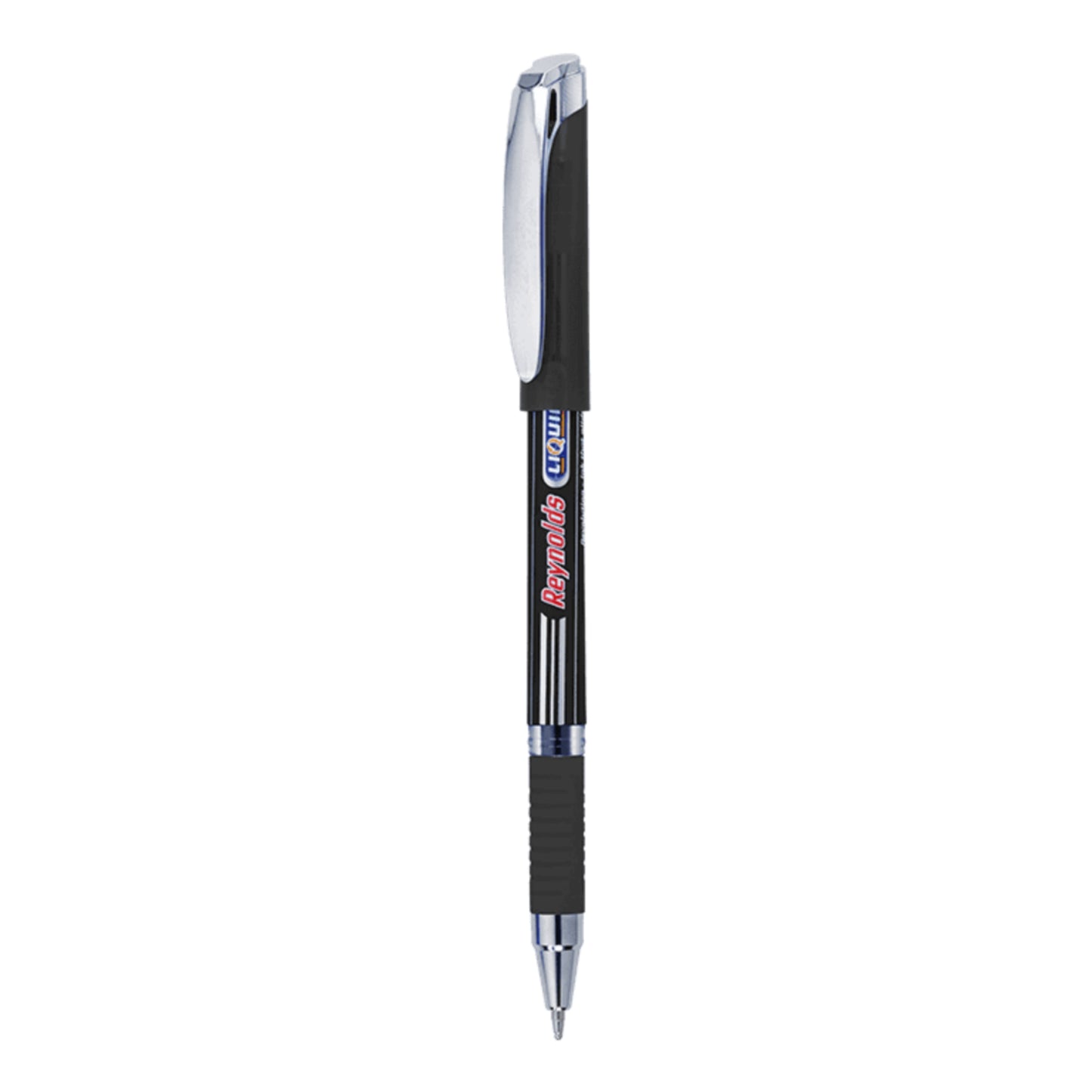 Reynolds Liquiflo 5 Pc's Black I Lightweight Ball Pen With Comfortable Grip for Extra Smooth Writing I School and Office Stationery | 1 mm Tip Size