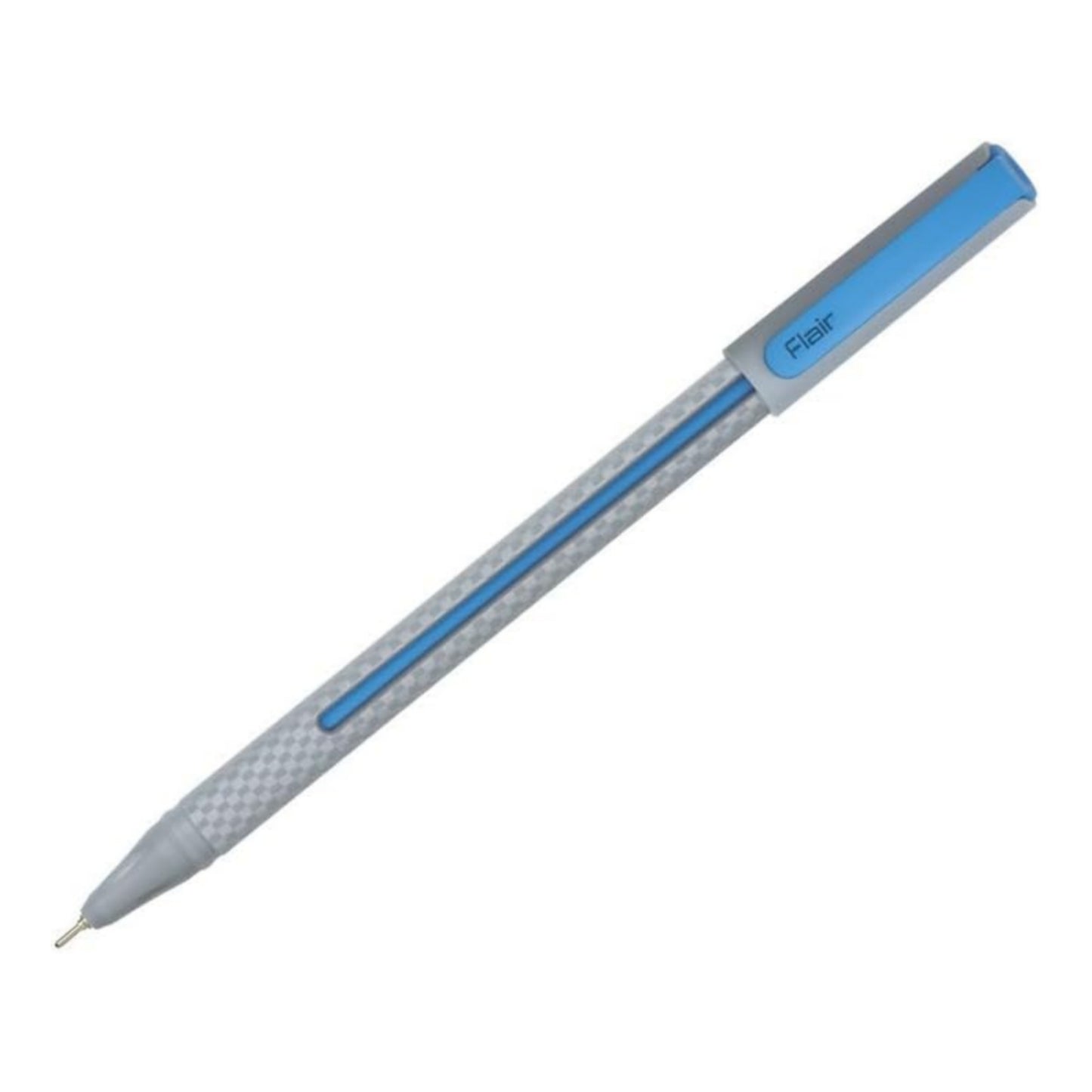Flair Yolo Ball Pen | 0.6 mm Tip Size | Light Weight Sleek Body With Smooth Performance | Low-Viscosity Ink For Smudge Free Writing | Blue Ink, Set Of 10