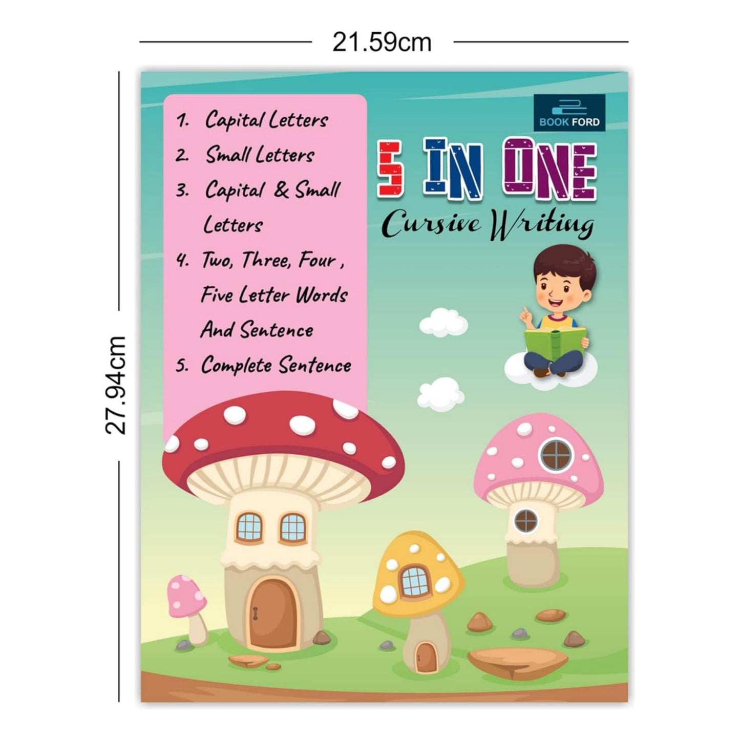 Book Ford Publications 5-in-One Cursive Writing