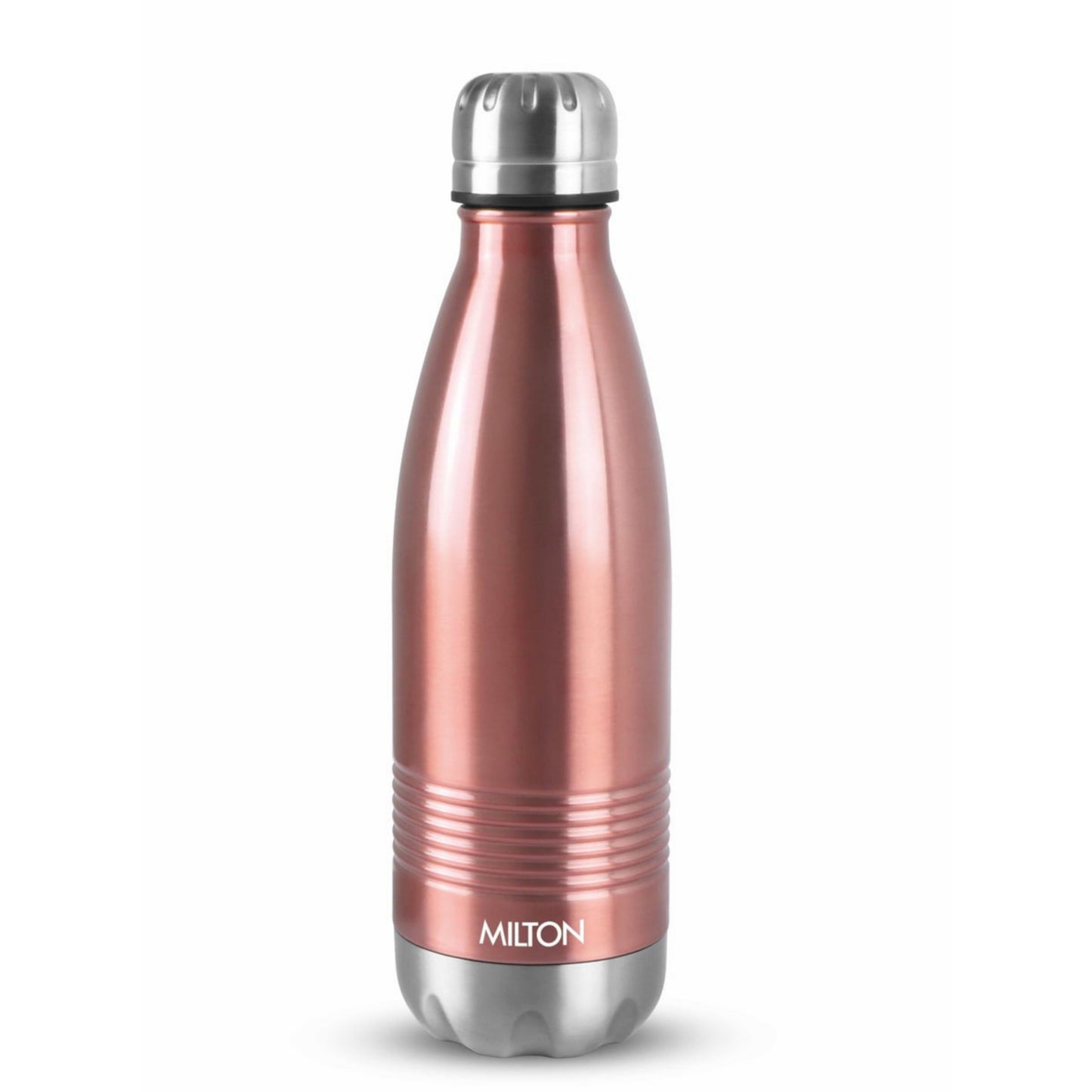 Milton Duo DLX 500 Thermosteel 24 Hours Hot and Cold Water Bottle, 1 Piece, 500 ml, | 100% Leak Proof | Office Bottle | Gym | Home | Kitchen | Hiking | Trekking | Travel Bottle