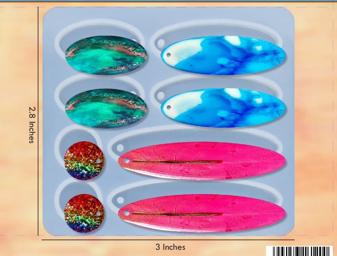 Silicone Mould Earrings / Pendants