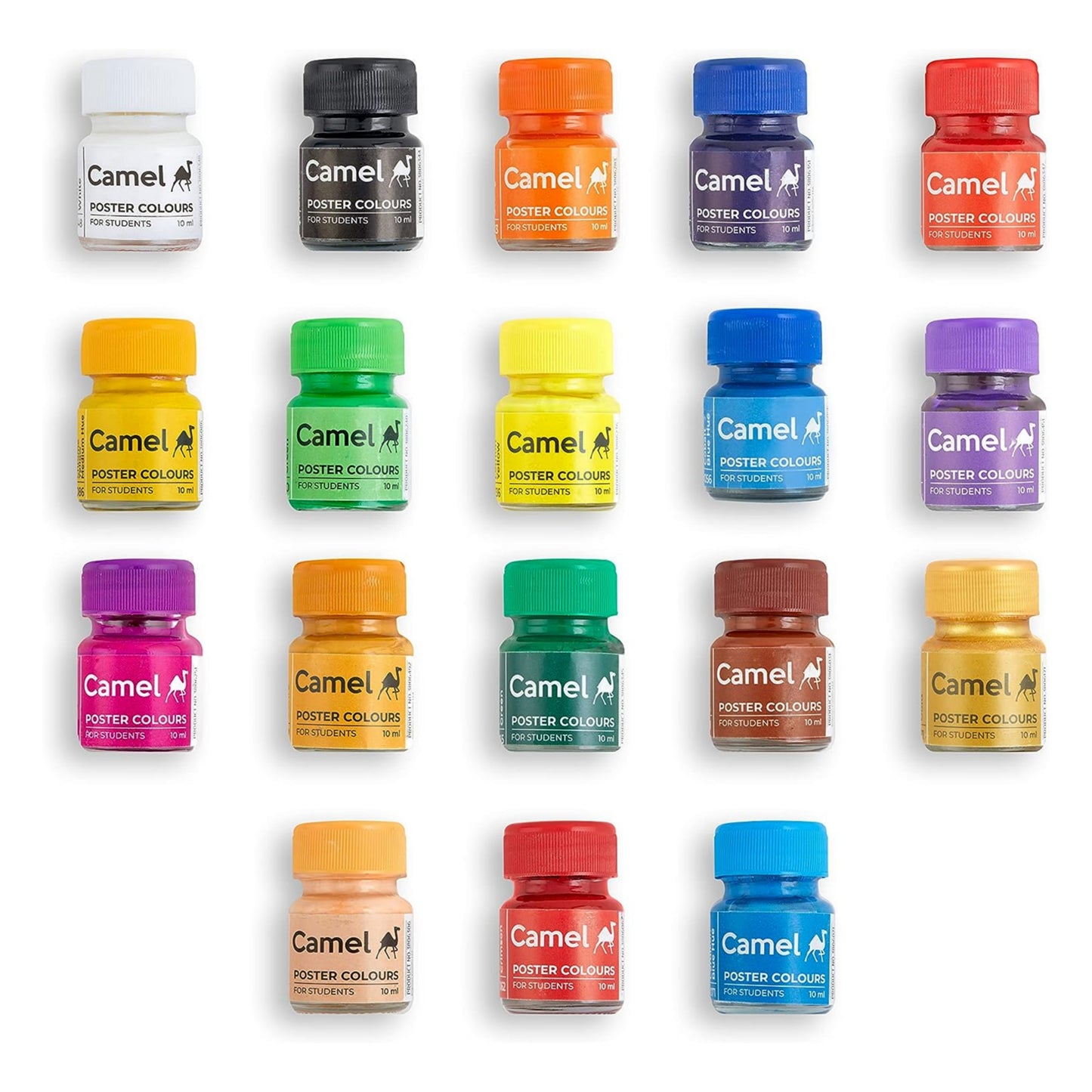Camlin Kokuyo Student Poster Colours 18 Shades