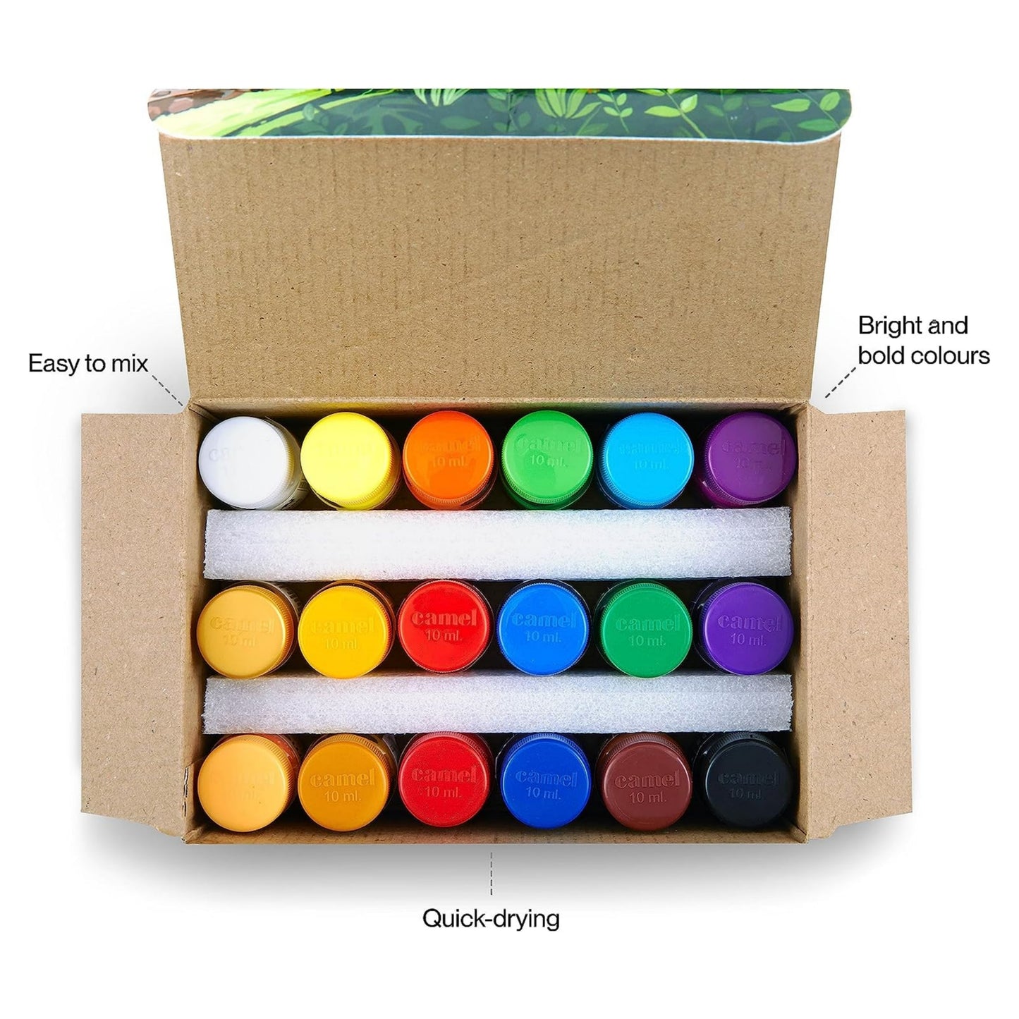 Camlin Kokuyo Student Poster Colours 18 Shades