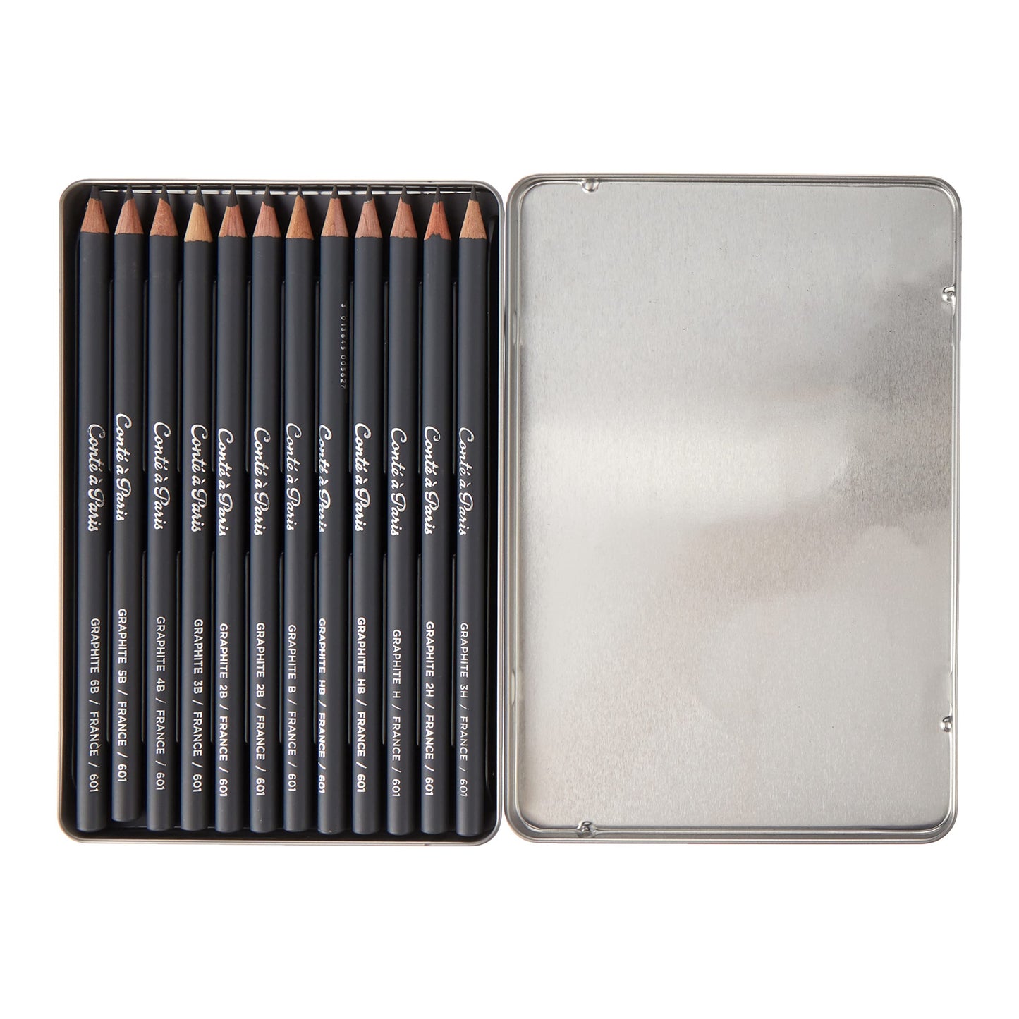 Conté à Paris Artist-Quality Graphite Pencils for Drawing, Writing and Sketching Set of 12