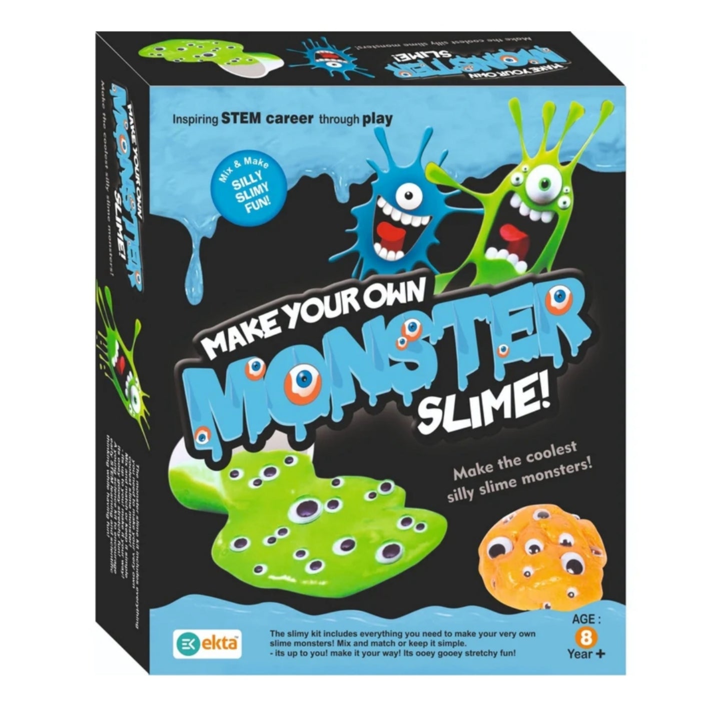 Ekta Make Your Own Monster Slime Kit for Kids | DIY Slime Making Activity Kit