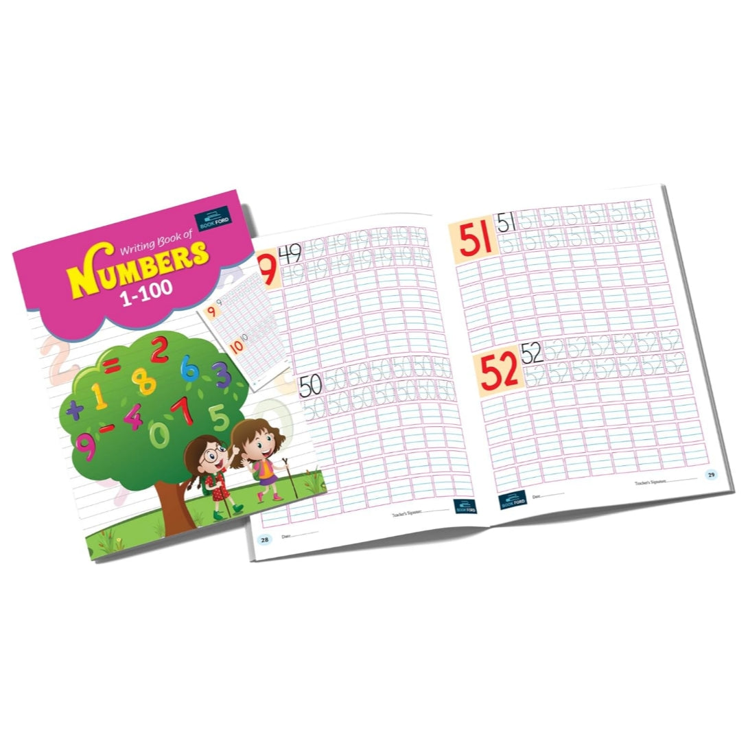 Book Ford Publications Writing Book Of Numbers 1-100 For Kids