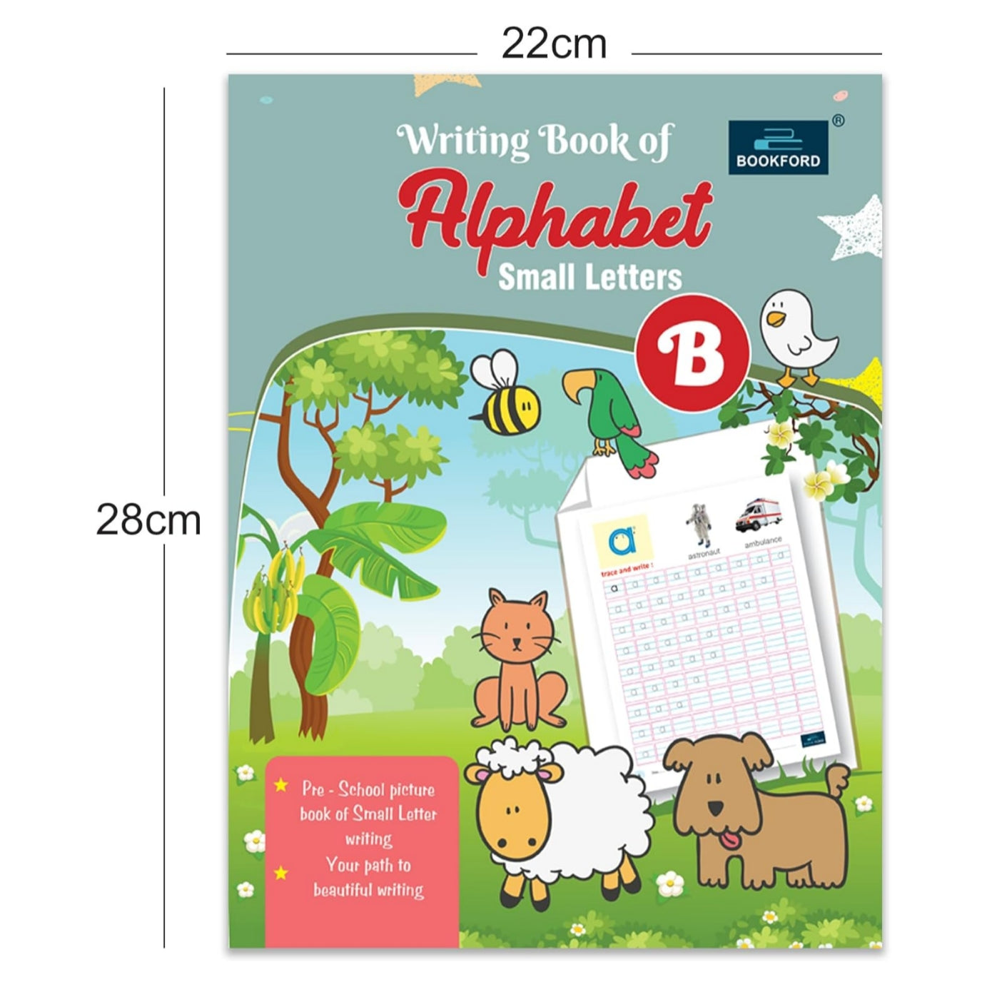 Book Ford Publications Writing Book Of Alphabet Small Letter For Kids - Part B