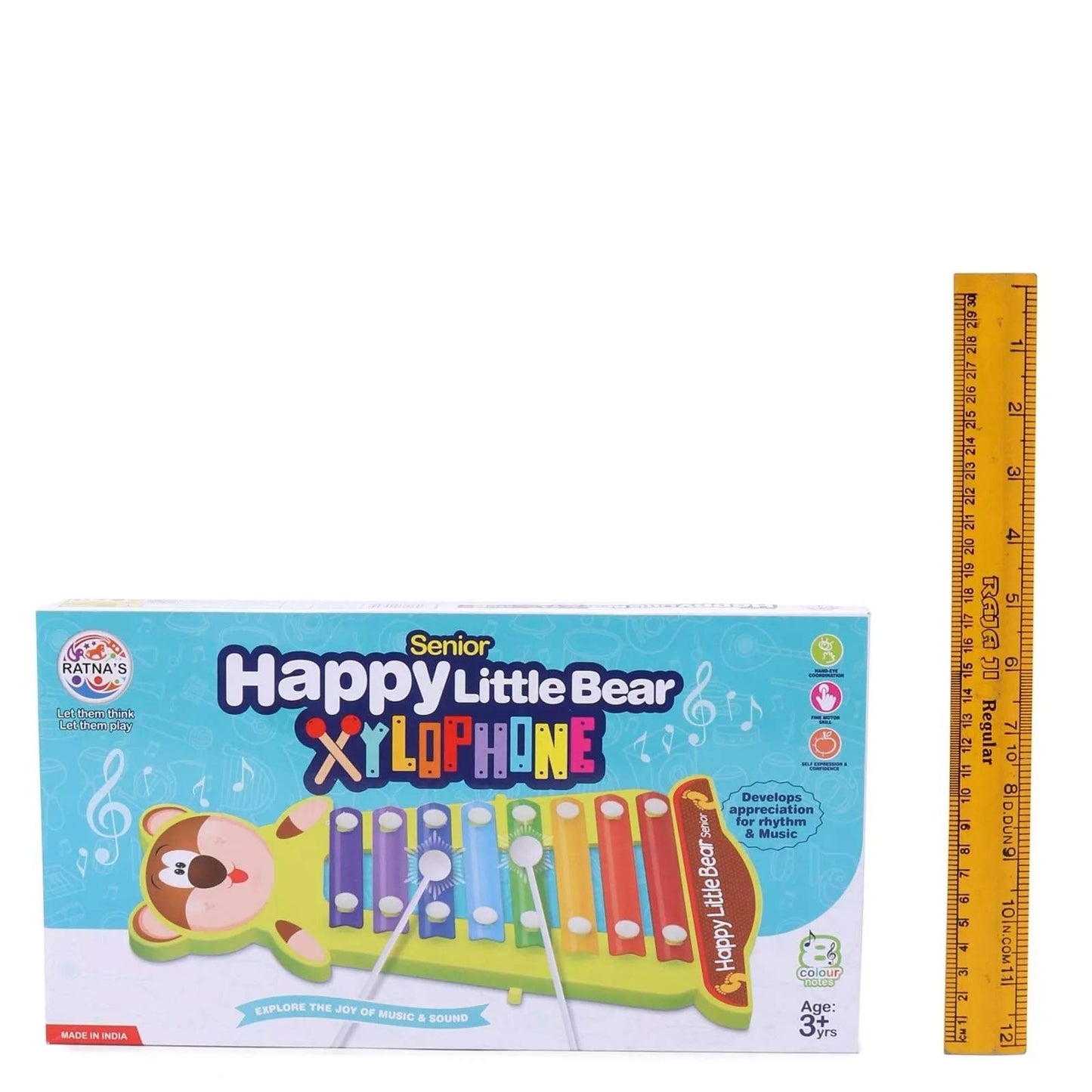 Ratna's Happy Little Bear Xylophone Senior for Kids 8+ Months