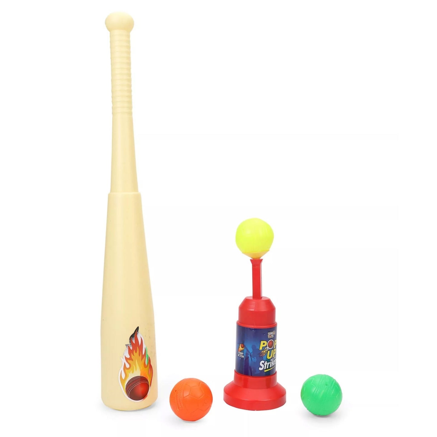 Virgo Toys Pop up and Strike Baseball Set Multicolor