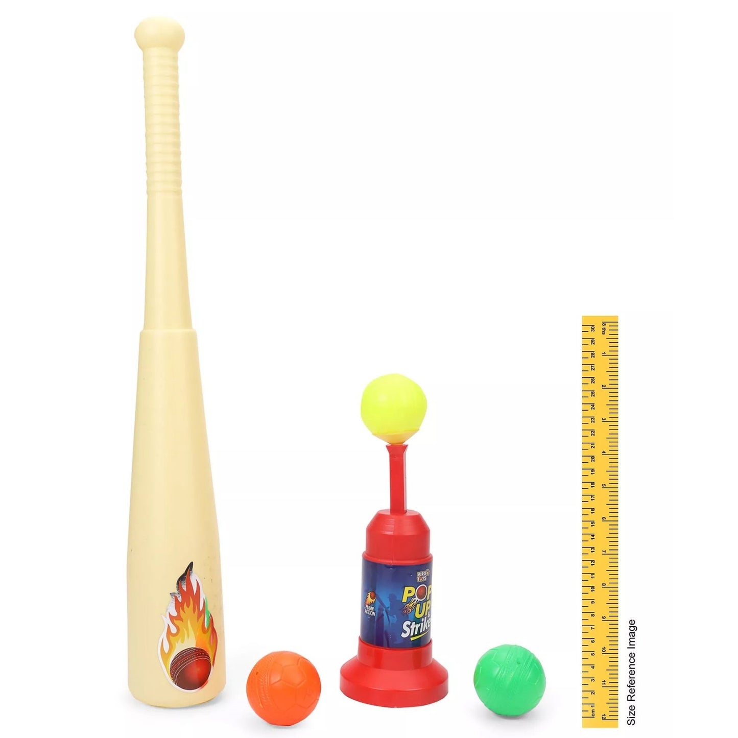 Virgo Toys Pop up and Strike Baseball Set Multicolor