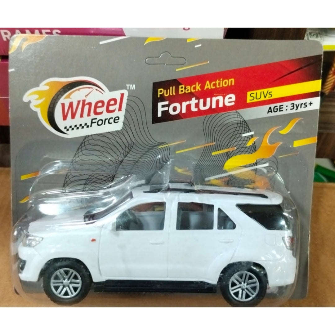 Centy Toys Fortune White Looks Like The Real SUV-Pull Back Action and Safe to use Plastic for Kids from 3 to 12 Years Age