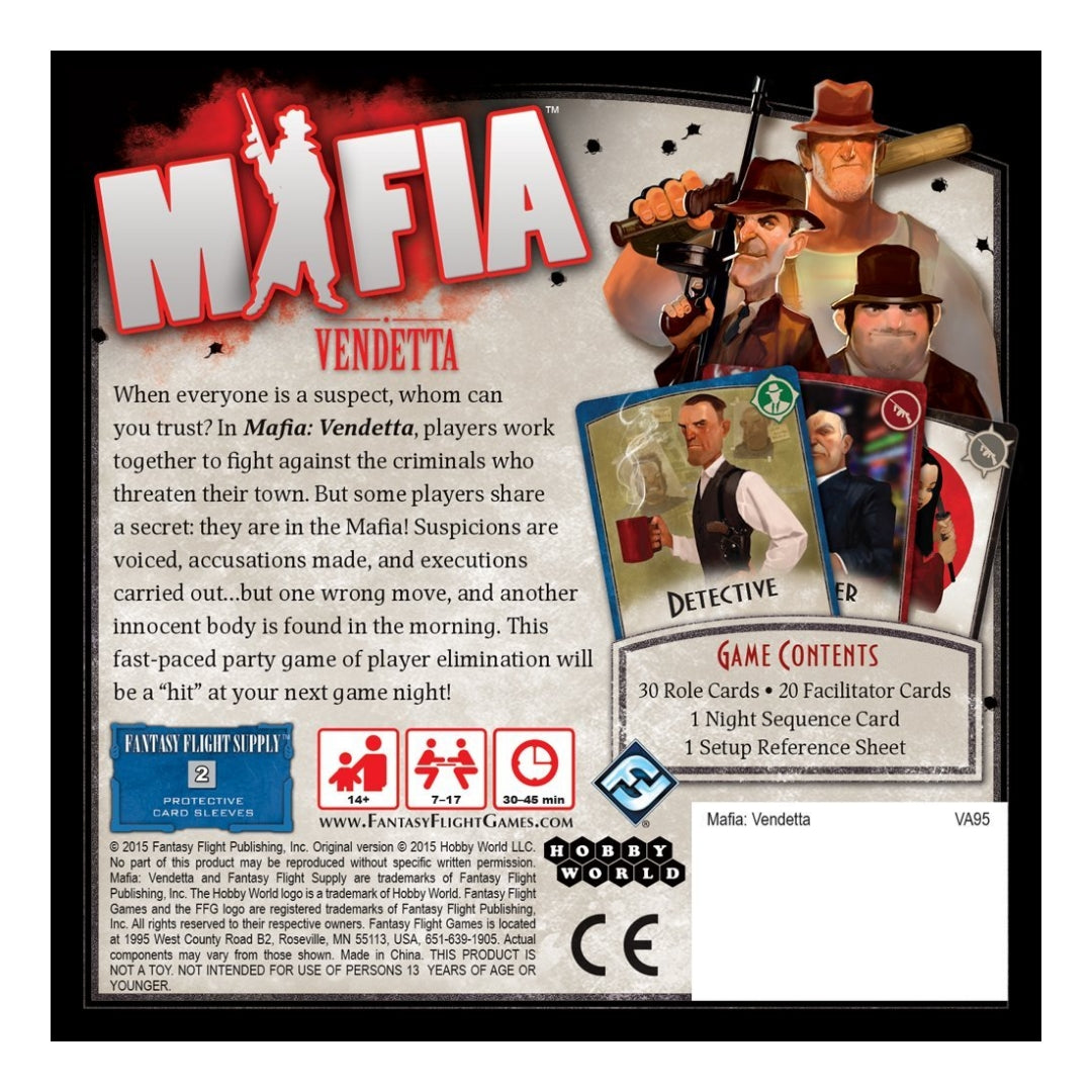 Mafia: Vendetta Board Game