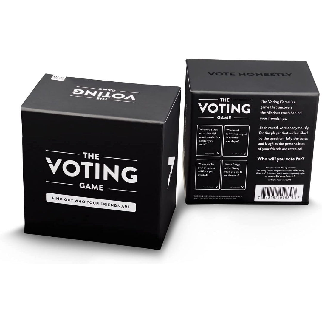The Voting Game The Hilarious Adult Party Card Game About Finding Out Who Your Friends Are