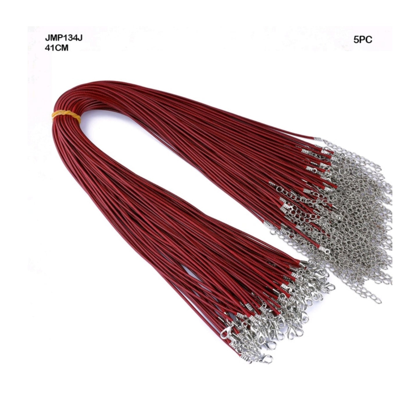 Lobster Buckle Leather Rope 5 Pc's