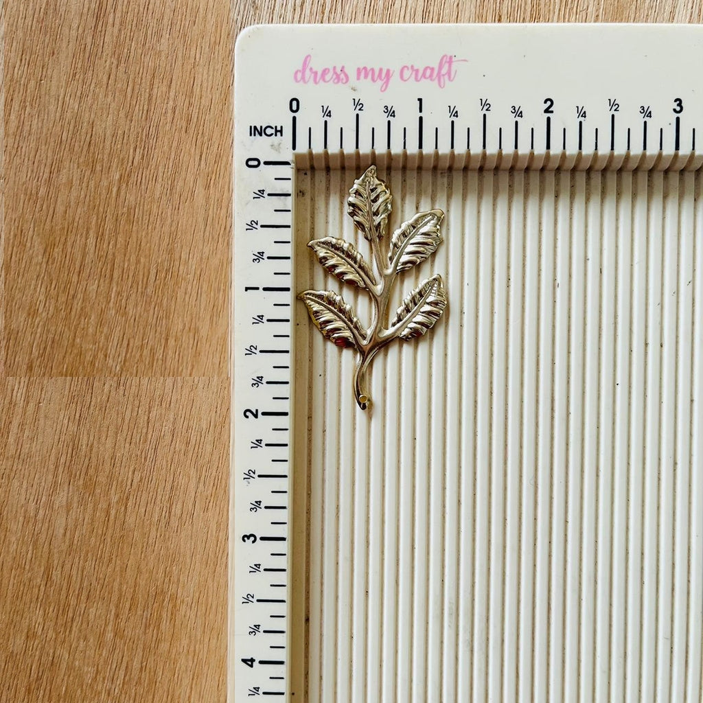 Metal Leaf Charm 5 Pc's