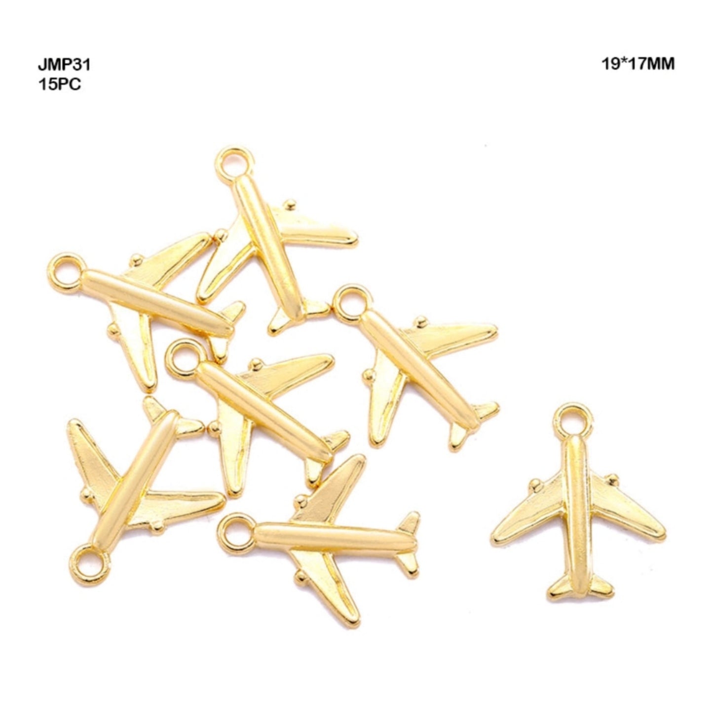 Airplane Pendant 15 PC's
