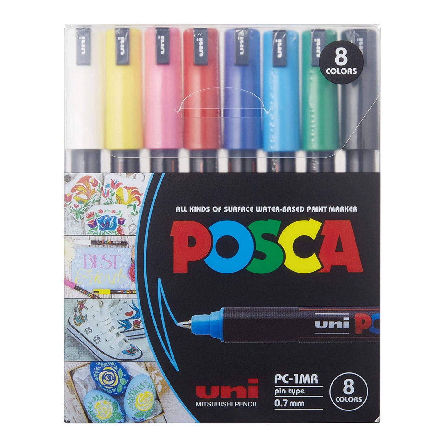 Uniball Posca Ultra Water Based Paint marker PC-1MR Set