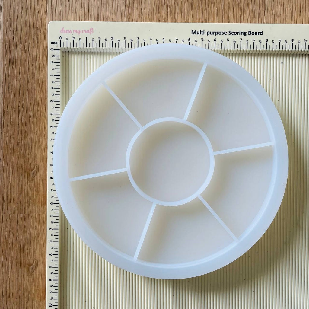 Silicone Mould 8 Inch Round Tray With Boundary