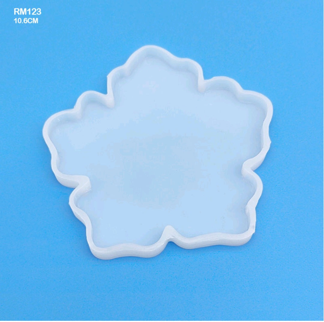 Silicone Mould 4 Inch Flower Coaster