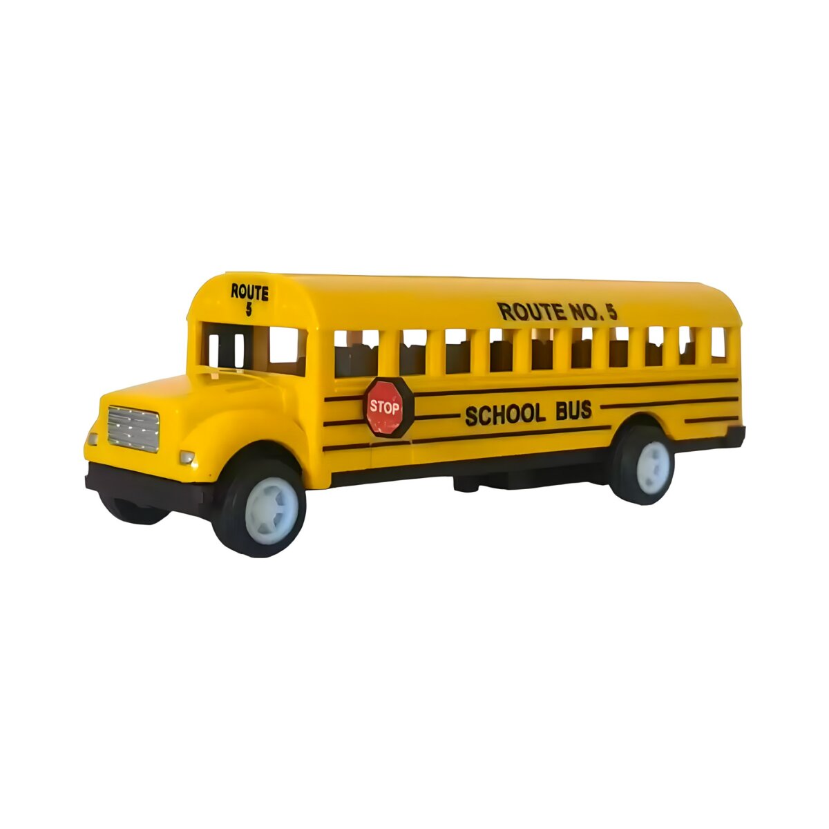 Shinsei Pull Back School Bus