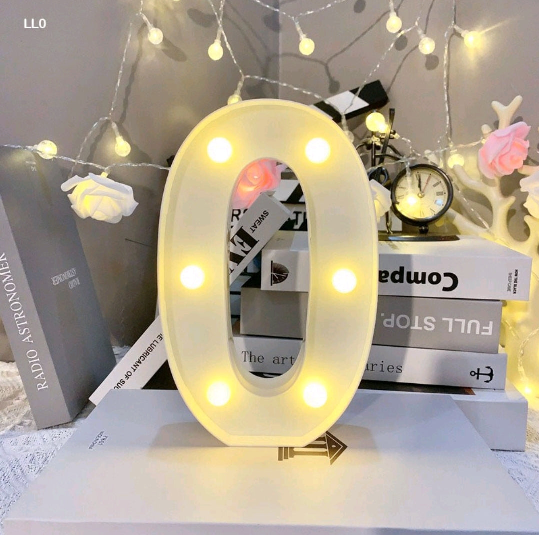 Marquee Alphabet Shaped Led Light - Asthetic Decorations Letter Light for Romantic Gift, Diwali Decoration Item, Night Light Lamp and Wall Lamp