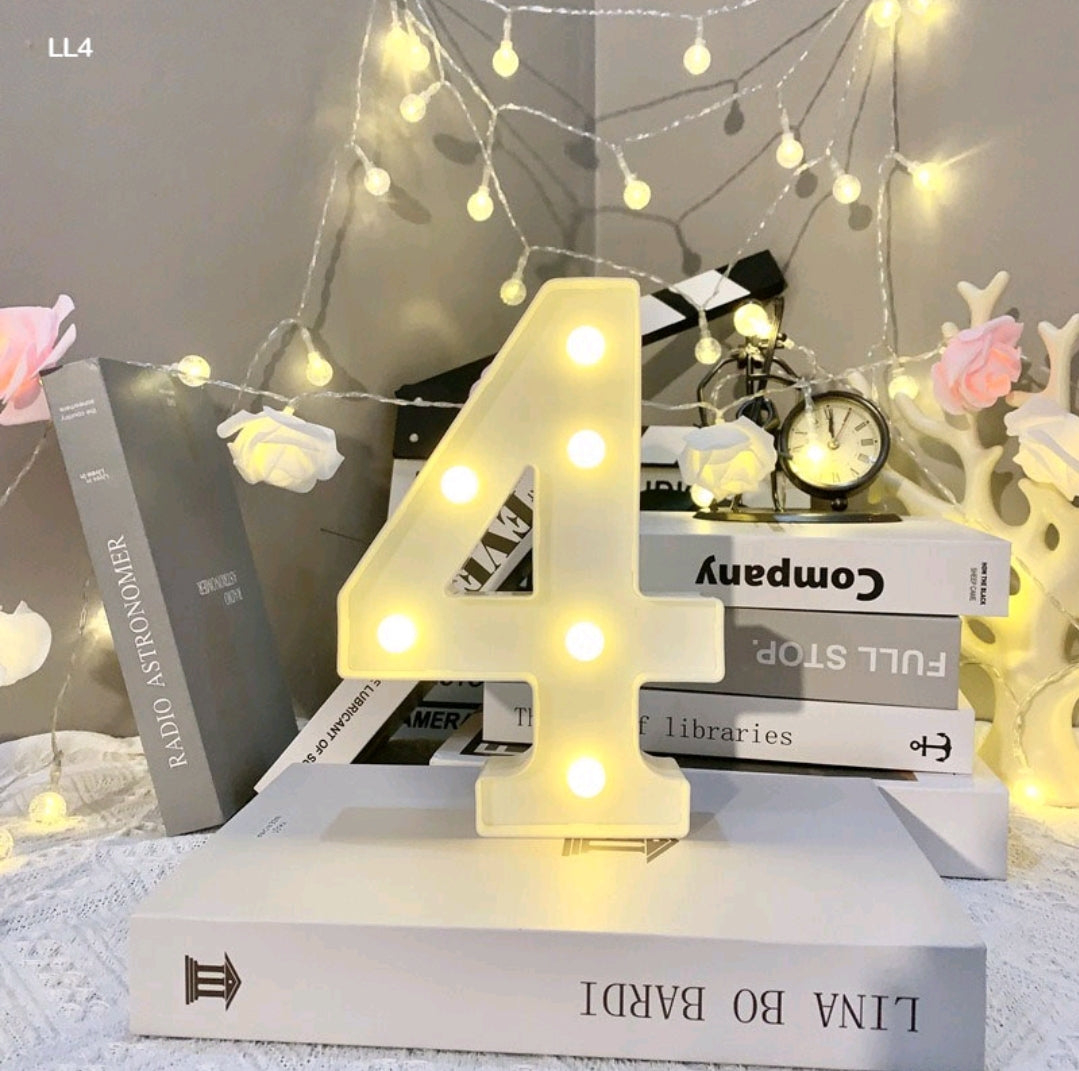 Marquee Alphabet Shaped Led Light - Asthetic Decorations Letter Light for Romantic Gift, Diwali Decoration Item, Night Light Lamp and Wall Lamp
